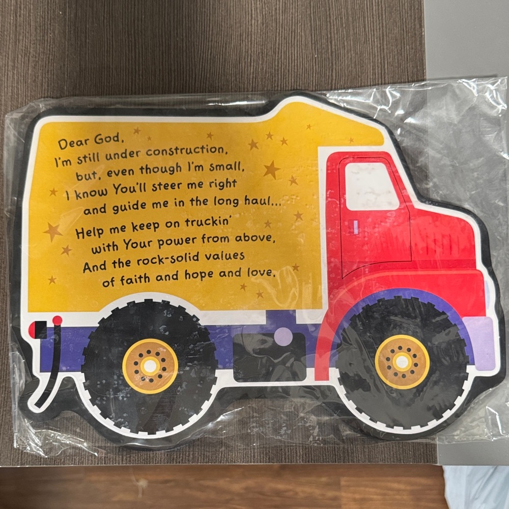 “Still Under Construction” Truck Shaped Wall Decor